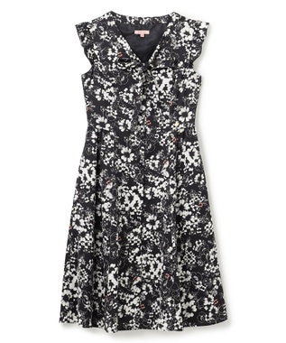 TOCCA 【洗える】FLOWER ROAD ドレス ブラック系5