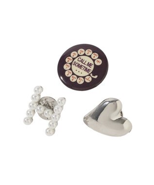 AMERICAN HOLIC 【3点SET】アソートブローチ Silver