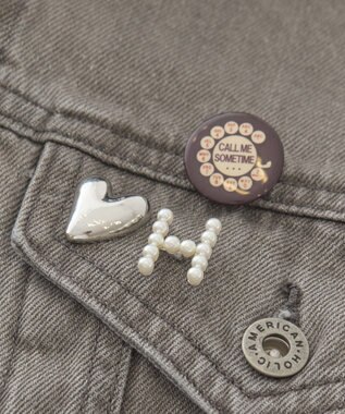 AMERICAN HOLIC 【3点SET】アソートブローチ Silver