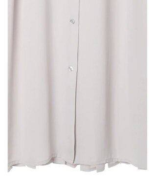 AMERICAN HOLIC ジョーゼットバックプリーツワンピース Light Gray