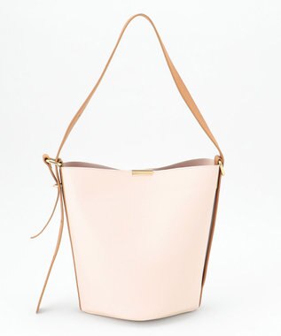 組曲 バケツ トートバッグ アイボリーキャメル系