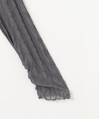 ANY L レースインナートップス グレー