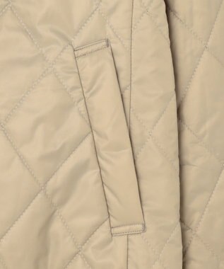 J.PRESS LADIES 【2way】スパンライクナイロンタッサー フーデッド コート キャメル系