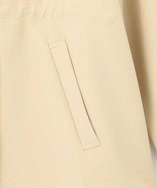 ANY SIS L 【撥水・UVカット・洗える】フーデットハーフ コート イエロー