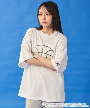 WEGO 【ユニセックス着用ITEM】別注ReebokスポーツロゴT（SS） ホワイト