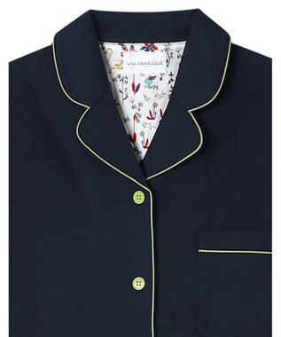 une nana cool 【綿100％】シルケットスムースパシャマ　ＭＡＤＥ　ＷＩＴＨ　ＬＩＢＥＲＴＹ　ＦＡＢＲＩＣ DR