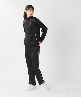 FILA GOLF／marie claire 【FILA GOLF】イージーフィットロングパンツ ブラック