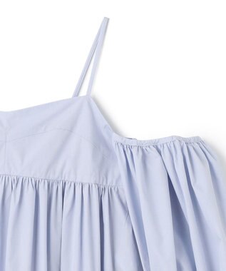 BEIGE， PROTAGONISTA / パフワンピース Sax