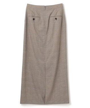 BEIGE， MER / グレンチェックスカート Beige