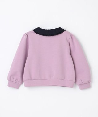 組曲 KIDS 【110-140㎝】ダンボールニット トレーナー ラベンダー系