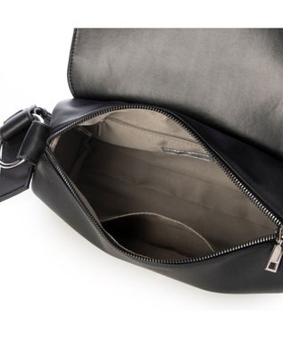 UNBILLION カシュカシュ cachecache / WEB限定フラップベルトショルダーバッグ ブラック
