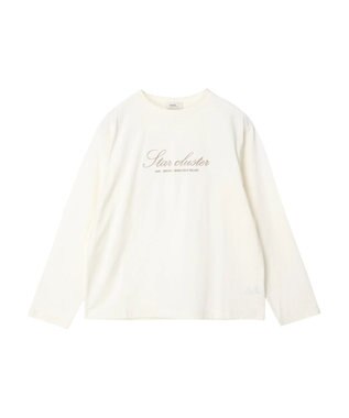 earth music&ecology ｓｔａｒ　ｃｌｕｓｔｅｒ　ロゴロンＴＥＥ Off White