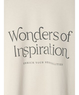 Green Parks シンプルフェミニンロゴチュニック Light Beige