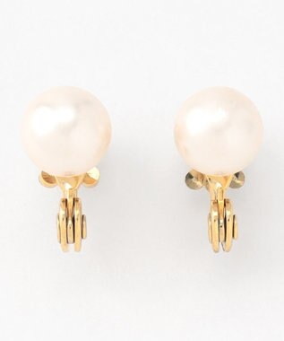 J.PRESS LADIES 【WEB限定】リバーシブルパール イヤリング ゴールド系