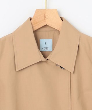 組曲 L タイプライター ショートトレンチコート ベージュ系