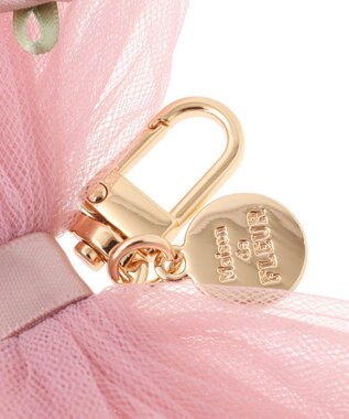 Maison de FLEUR チュールローズリボンチャーム Pink