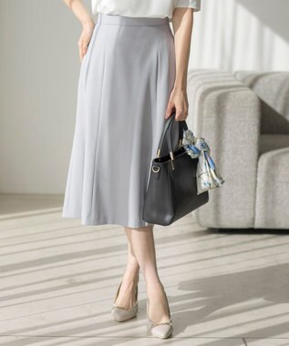 【UVカット・接触冷感・吸水速乾】スマートビューティストレッチ  フレアスカート