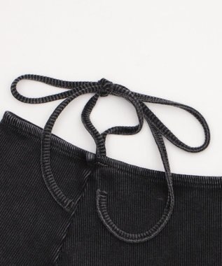 WEGO ヴィンテージウォッシュオフショルちびT スミクロ