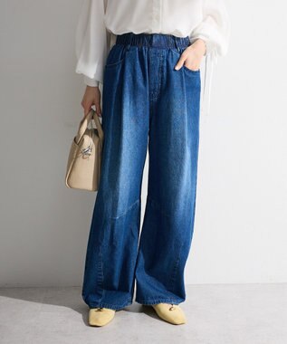 Green Parks ウエストタックコクーンデニムパンツ