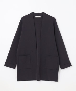 ANY L 【洗濯機可】総針ロングコーディガン チャコール