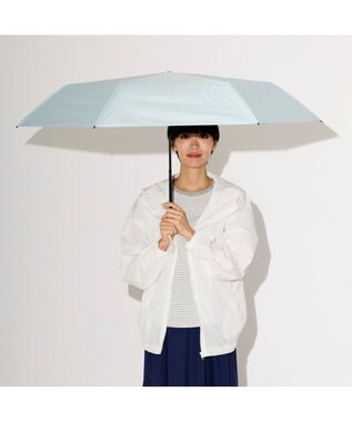 MOONBAT MIZUNO(ミズノ) ワンポイントロゴ 無地 日傘 折りたたみ傘 パラソル 晴雨兼用 軽量 遮熱効果 遮光率100% UV遮蔽100% ミントグリーン