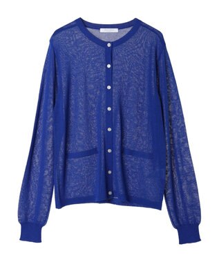 Green Parks 推しニット　クルーネックカーディガン Blue
