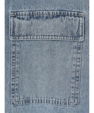 Green Parks ・ＥＬＥＮＣＡＲＥ　ＤＵＥ　デニムロングスリーブシャツ Light Indigo