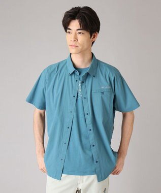 Columbia Columbia/ トレイルラッシュショートスリーブシャツ /コロンビア Cloudburst