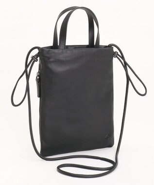 ACE BAGS & LUGGAGE ultma TOKYO アイオ 巾着 ショルダーバッグ 11982 本革 サコッシュ ブラック