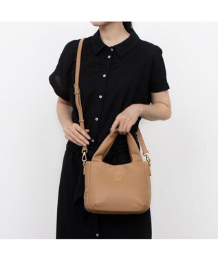CLATHAS シトロン 2wayハンドバッグ（小） キャメル