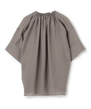 BEIGE， 【S-size】LILAC / ギャザーブラウス Steel
