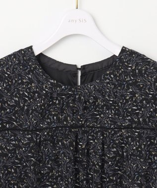 ANY SIS 【洗える】プチフルール ワンピース ブラック系