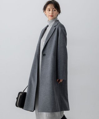 先行予約】ウールカシミヤビーバー チェスター コート / 23区