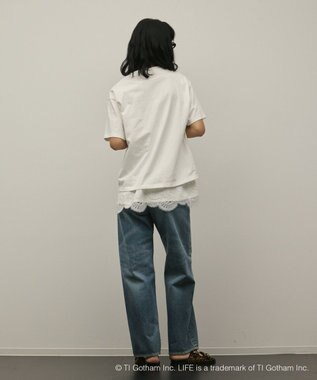 GRACE CONTINENTAL LIFEphotoTシャツ ホワイト