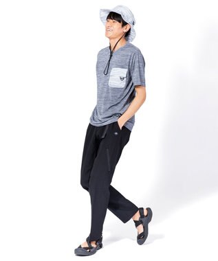 JOSEPH ABBOUD MOUNTAIN クールスキンガード Tシャツ ライトグレー系