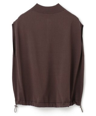 UNFILO スゴ機能 ドロストスキッパーニット ブラウン