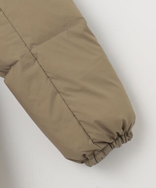 23区 【SLOW/一部店舗限定】ヴィンテージナイロン ダウンコート カーキ系