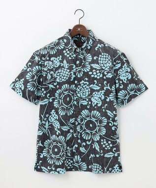 JOSEPH ABBOUD MOUNTAIN 【SPACE】KAHALA アロハシャツ ブラック系6