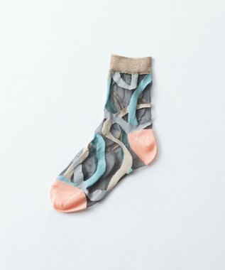 TRICOTE METRO SHEER SOCKS／メトロシアーソックス 72PINK