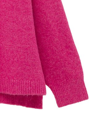 YECCA VECCA Vネックルーズニット Pink