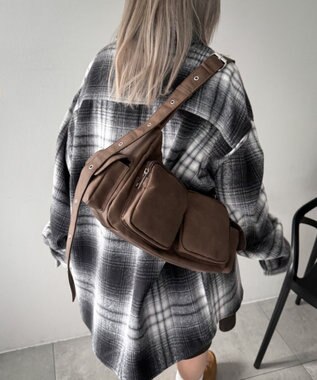 WEGO 2wayハトメショルダー ブラウン