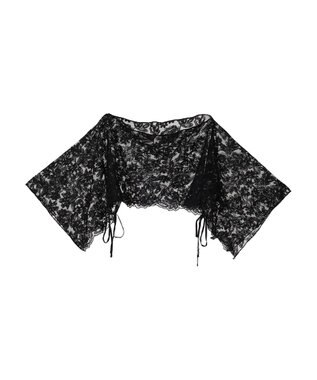 Green Parks ・ＳＵＧＡＲ　ＳＰＯＯＮ　２ｗａｙ刺繍レースベスト Black