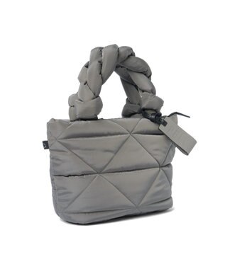 PELLE BORSA キルティング ミドルトートバッグ Puffy パフィ 5822 グレー