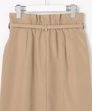 ANY SIS ツイステッドクリアチノ スカート ベージュ