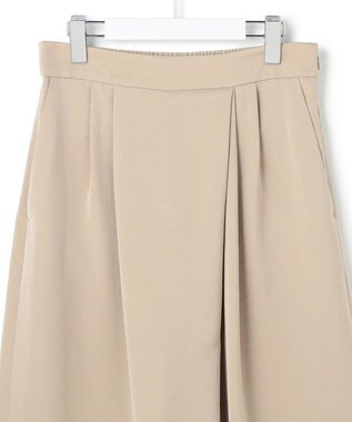 ICB L ワッシャーダルサテン ニーショーツ サンドベージュ