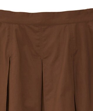 CRAFT STANDARD BOUTIQUE タックツイルプリーツスカート Brown