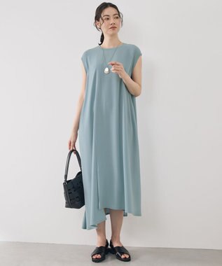 自由区 【WEB先行販売】ストレッチアムンゼン ワンピース サックス