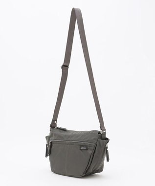 LA BAGAGERIE 【MONICA】サイドジップミニショルダーバッグ ダークグレー