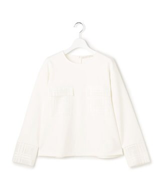 ICB L レースコンビジャージー トップス オフホワイト