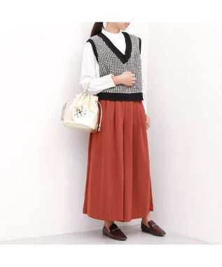 UNBILLION ペルケ perche / マルチスタッズ2wayドロストショルダー ゴールド